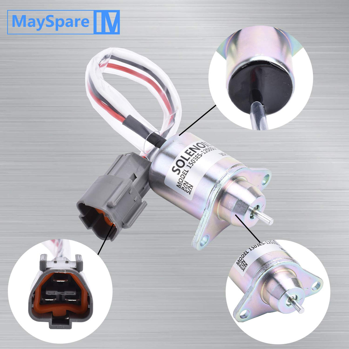 MaySpare Woodward 1503es-12s5suc12s return spring visible ensures reliable reset
