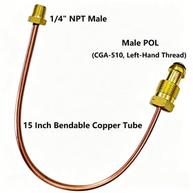 MCAMPAS heavy-duty copper-brass construction withstands outdoor use and daily handling.