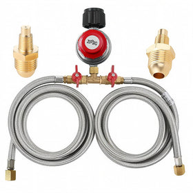 MCAMPAS propane regulator 0-20 psi for outdoor cooking precision
