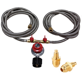 MCAMPAS stainless steel braid adds durability and weather resistance