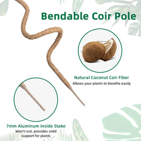 Mcbazel bendable aluminum core close-up highlights versatile shaping for arches and snake-like growth.