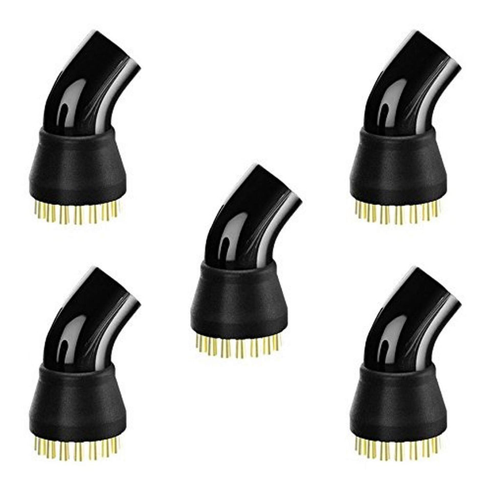 McCulloch A1230-006 brass brush five-pack, ideal for tough grime on grills and metal surfaces.