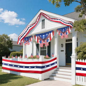 MCJC ready-to-hang patriotic bunting requires no assembly.