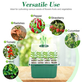 Complete Mckanti seed starter kit with all included tools and accessories