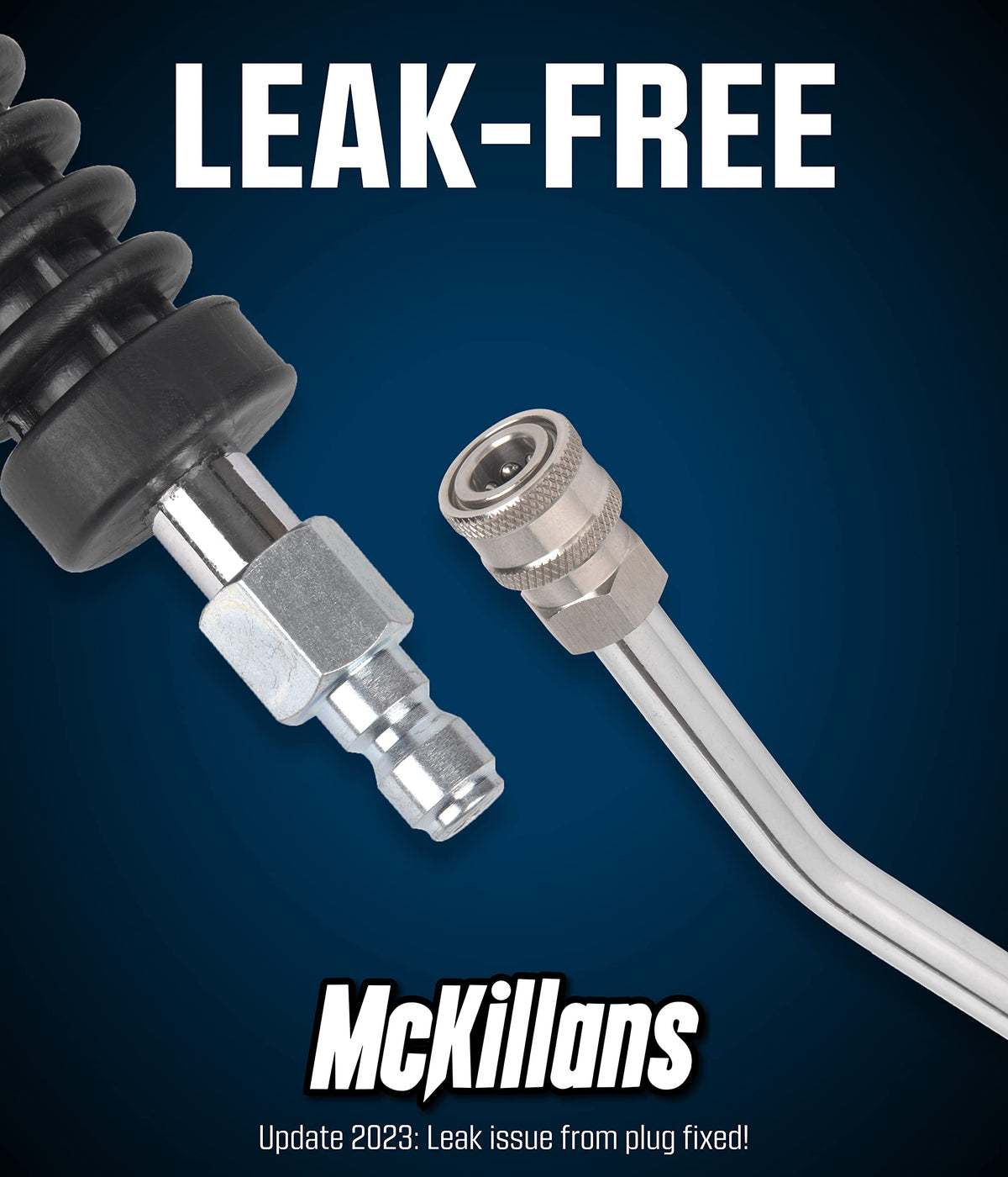 McKillans compact 21-inch wand balances reach and maneuverability.