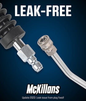McKillans compact 21-inch wand balances reach and maneuverability.