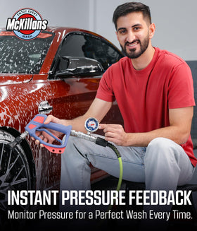 McKillans high-contrast dial enables quick pressure checks