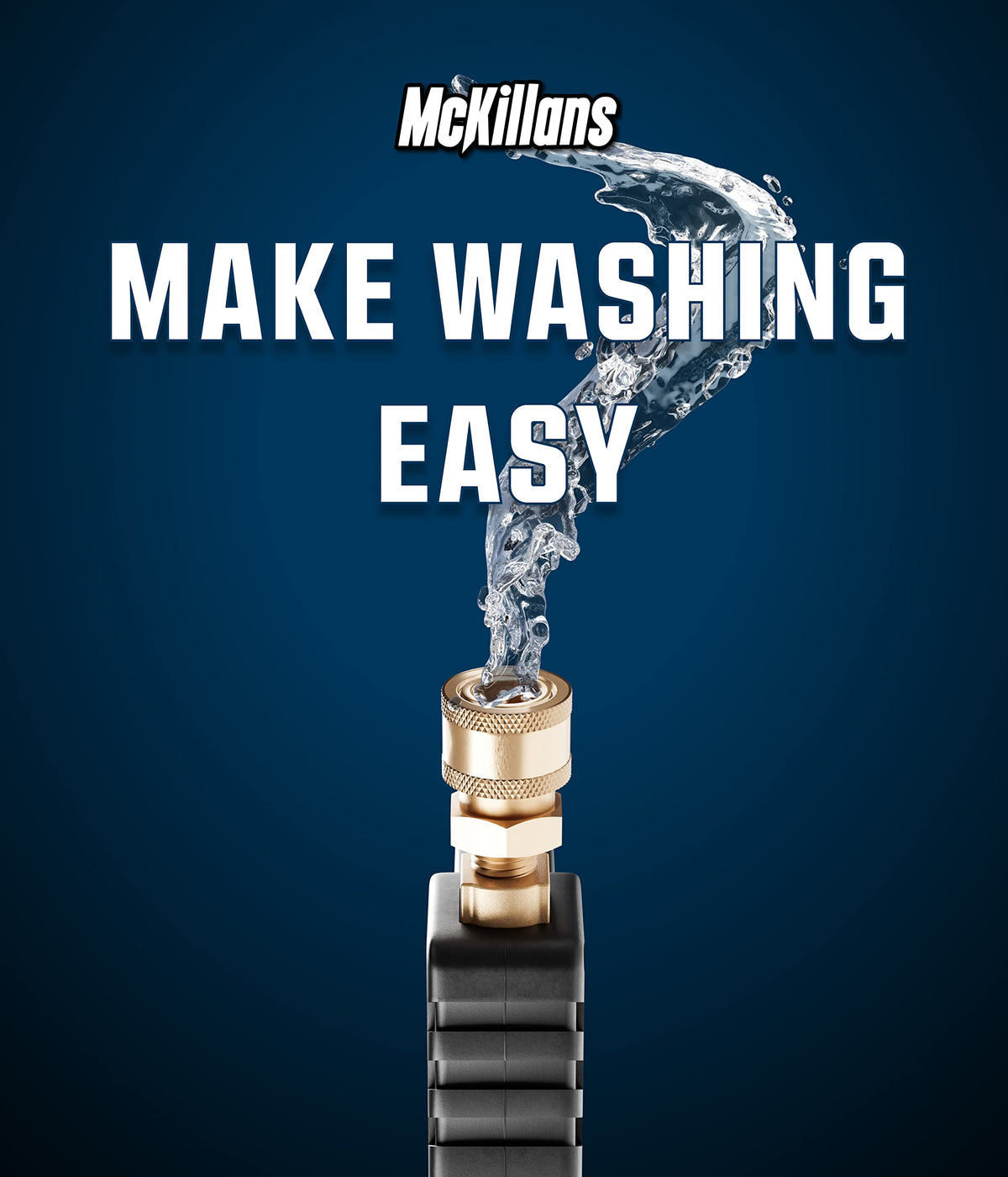 McKillans copper and brass fittings resist leaks for dependable operation.