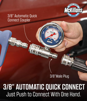 McKillans stainless steel body resists rust for lasting reliability