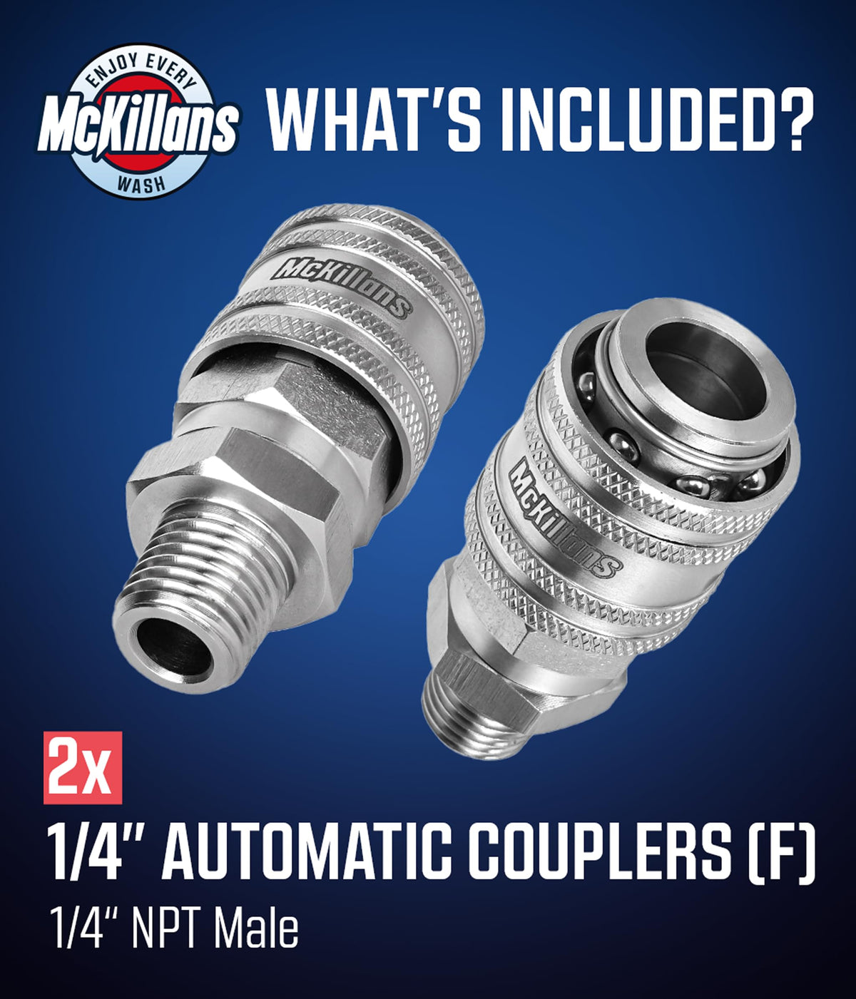 McKillans Viton O-rings provide temperature and chemical resistance for tough cleaning jobs.