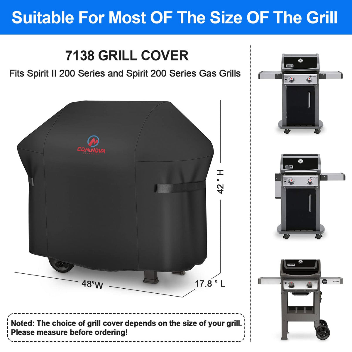 Soft, breathable PU coating is easy to handle during setup and removal.