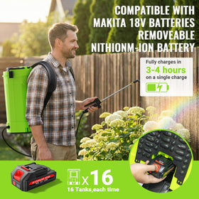 MCY sprayer with eight nozzles offers versatile application options.