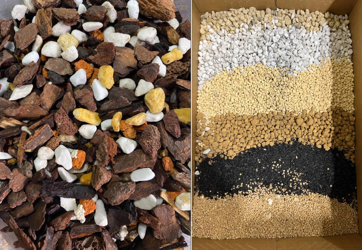 MDPQT perlite in garden soil enhances aeration and moisture balance