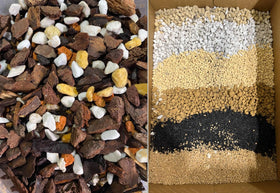 MDPQT perlite in garden soil enhances aeration and moisture balance