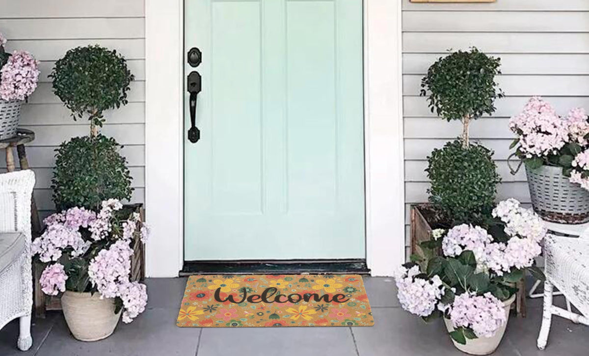 Mealah weather-resistant doormat performs in outdoor and indoor settings
