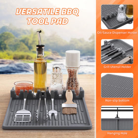 MealHelper mat can hang for compact storage when not in use.