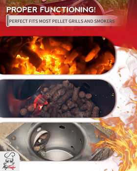 Meatender hot rod ignition starts pellets quickly for efficient grilling