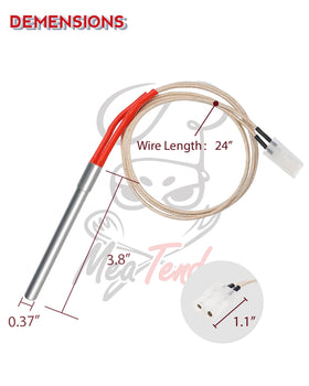Meatender Timberline 1300 AC igniter in use speeds lighting