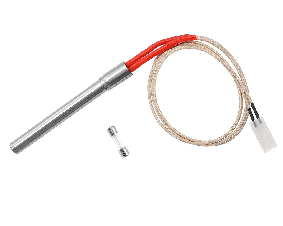 Meatender AC hot rod igniter in action for Traeger 070 delivering quick ignition