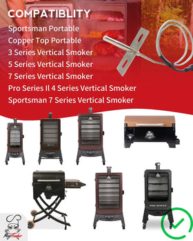 Meatender PBVXP1 compatibility with Pit Boss models for versatile use.