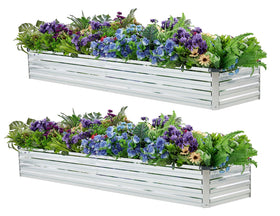 Meberam raised garden bed assembly shows sturdy frame for long-lasting outdoor use