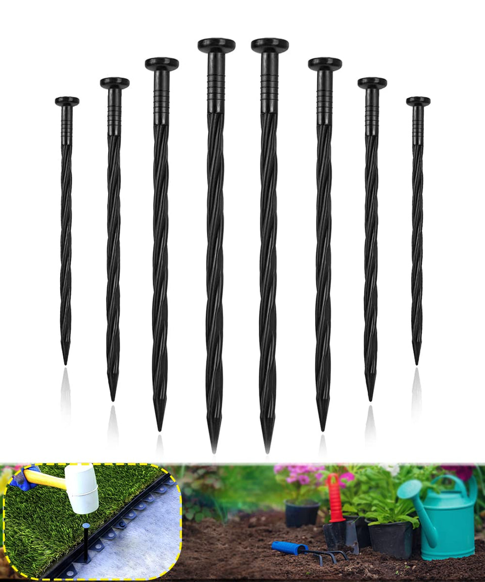 Meboyz 100-pack 8-inch spiral stakes for precise edging