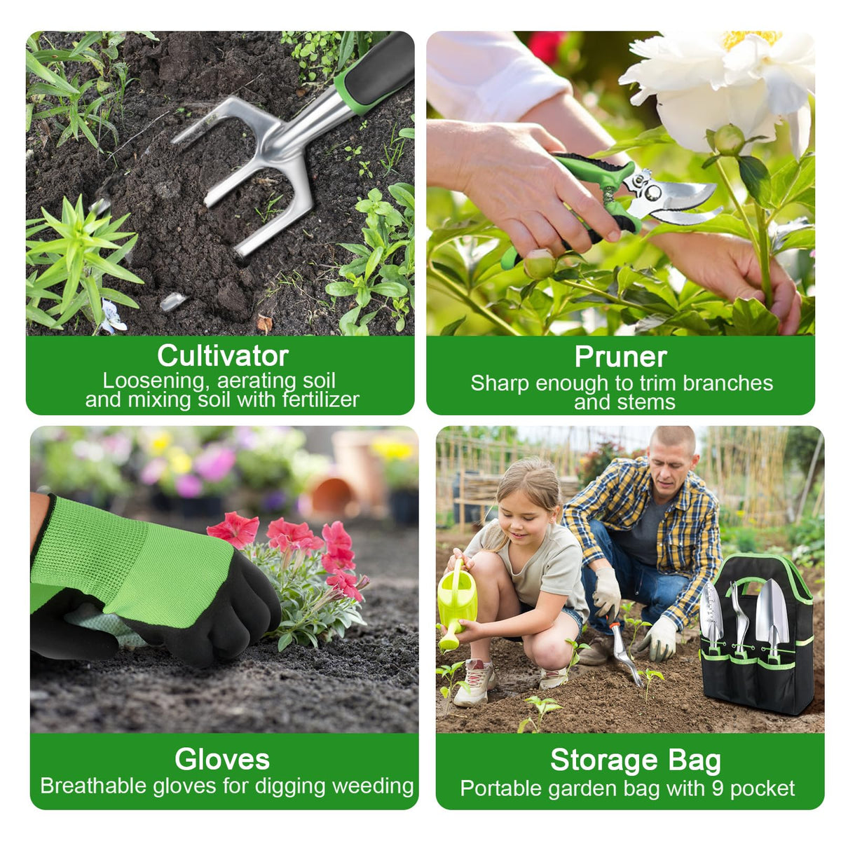 Mecheer lightweight kit easy to carry around the yard