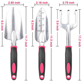 MECHEER transplant trowel with depth scale for accurate transplanting