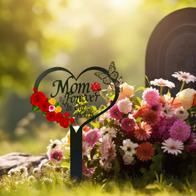 Meckerni easy ground installation for cemetery decor