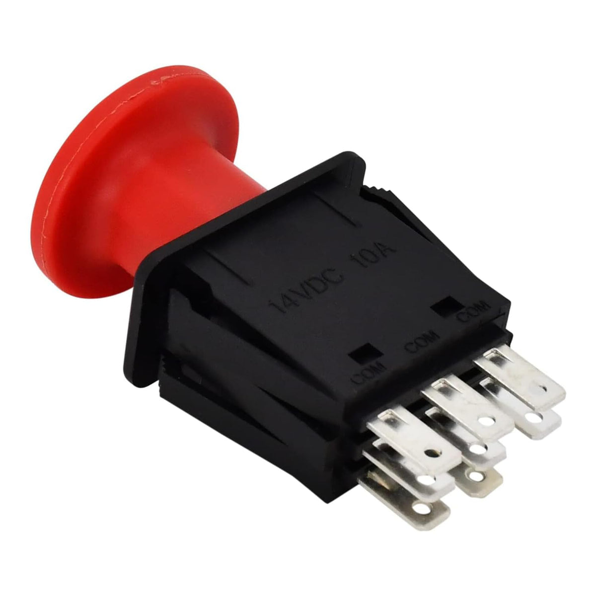 Meckparts PTO switch 10A upgrade close-up for smooth mower control