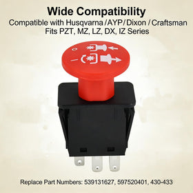 Meckparts PTO switch bz6127 compatibility close-up