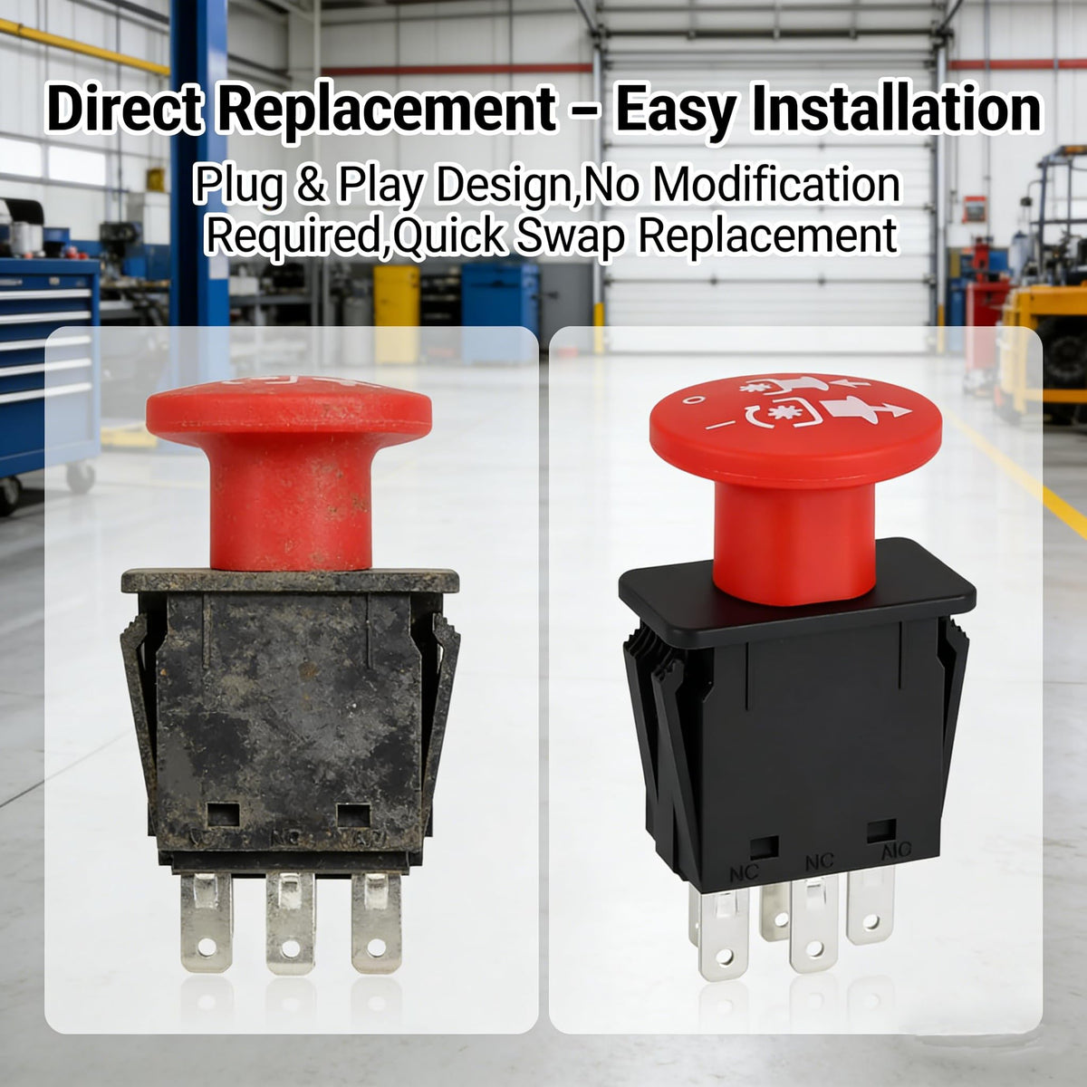 Meckparts PTO switch mz54s compatibility close-up for reliable operation