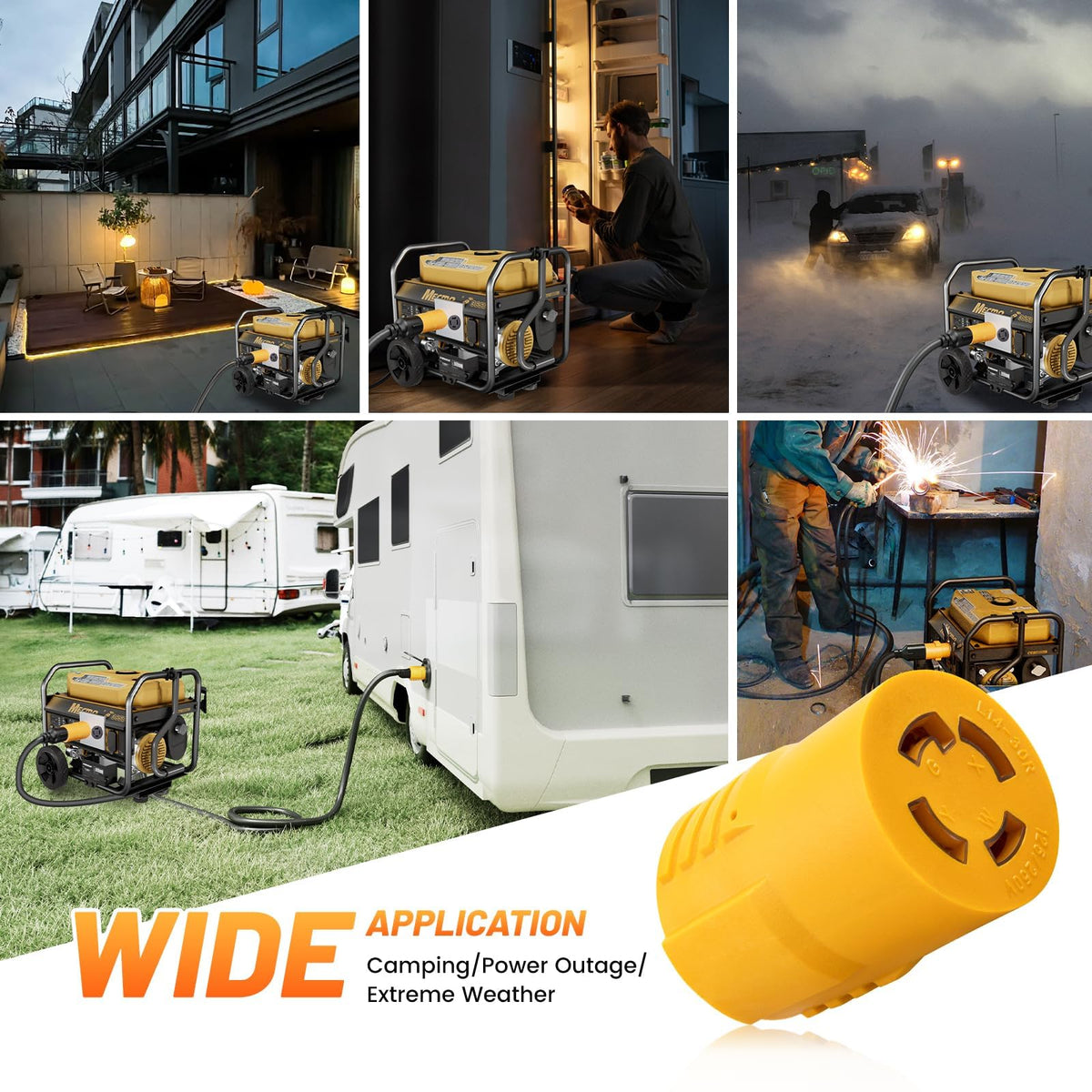MECMO portable adapter in compact form ideal for quick setup.