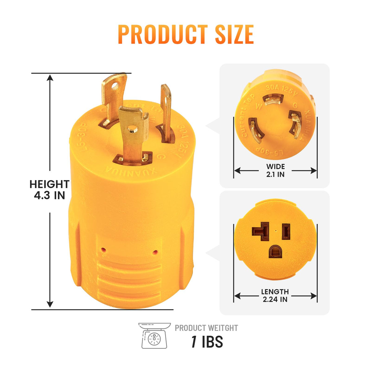 MECMO helps RV and generator users safely adapt 30A shore power to household outlets.