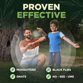 Medella Naturals sweat-resistant protection spray during activity