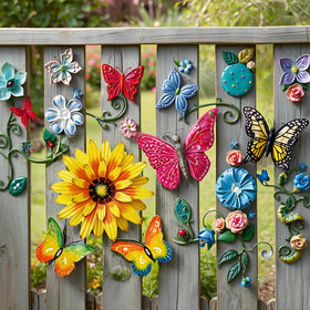 Meduofon 3D flower wall decor adds depth and color to any wall.