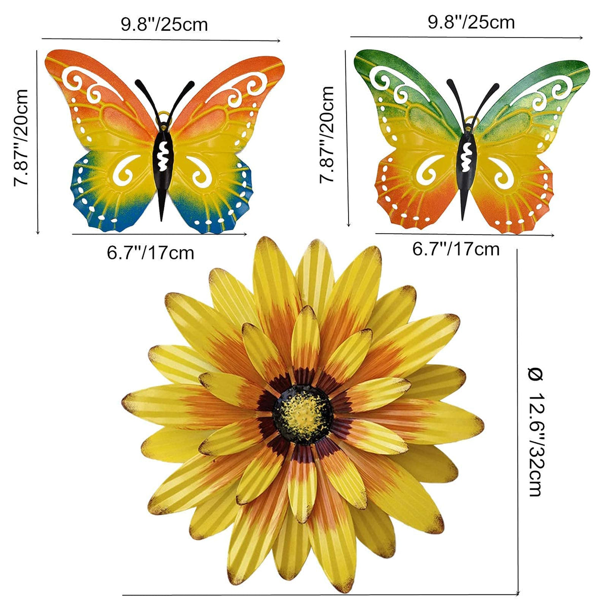 Meduofon outdoor wall art ideal for patios and fences.