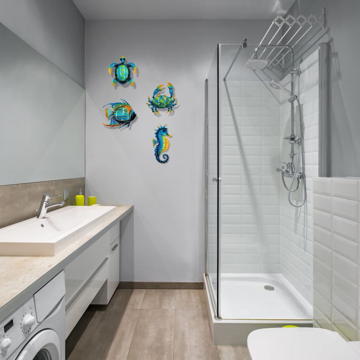 Meduofon outdoor wall art pool decor for patios and fences.