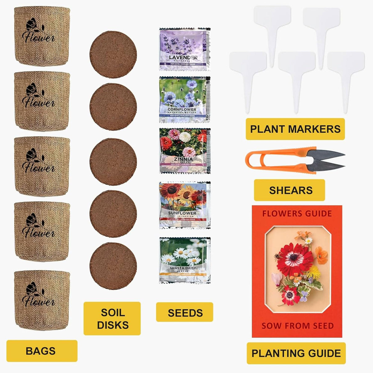 Meekear markers help label plant varieties for organized indoor gardening
