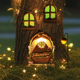 MEETYAMOR fairy door opening enhances whimsical entry for your miniature garden