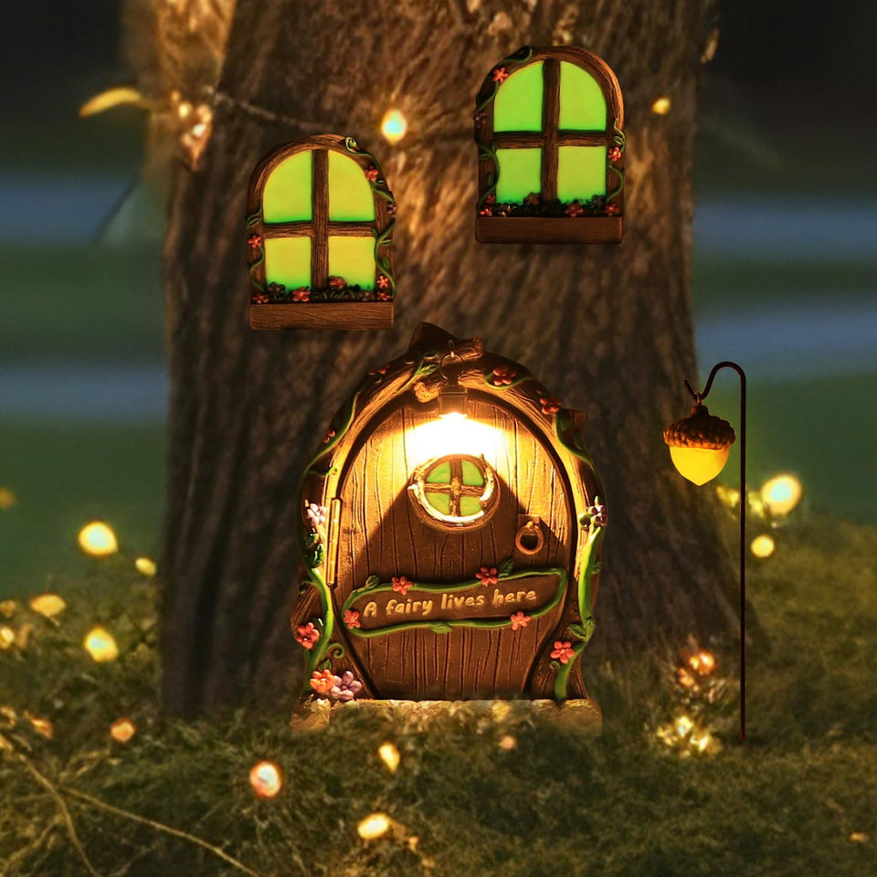 MEETYAMOR fairy door opening enhances whimsical entry for your miniature garden