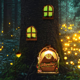 MEETYAMOR mini-light hangs above the door for gentle evening illumination