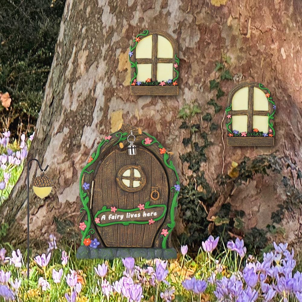 MEETYAMOR resin garden decor enhances outdoor spaces with durable, playful fairy accents