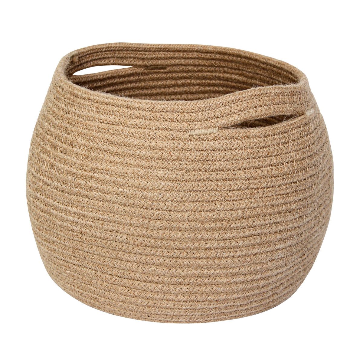 MEGASKET decorative wicker storage basket 11x9 used as stylish storage in living room.