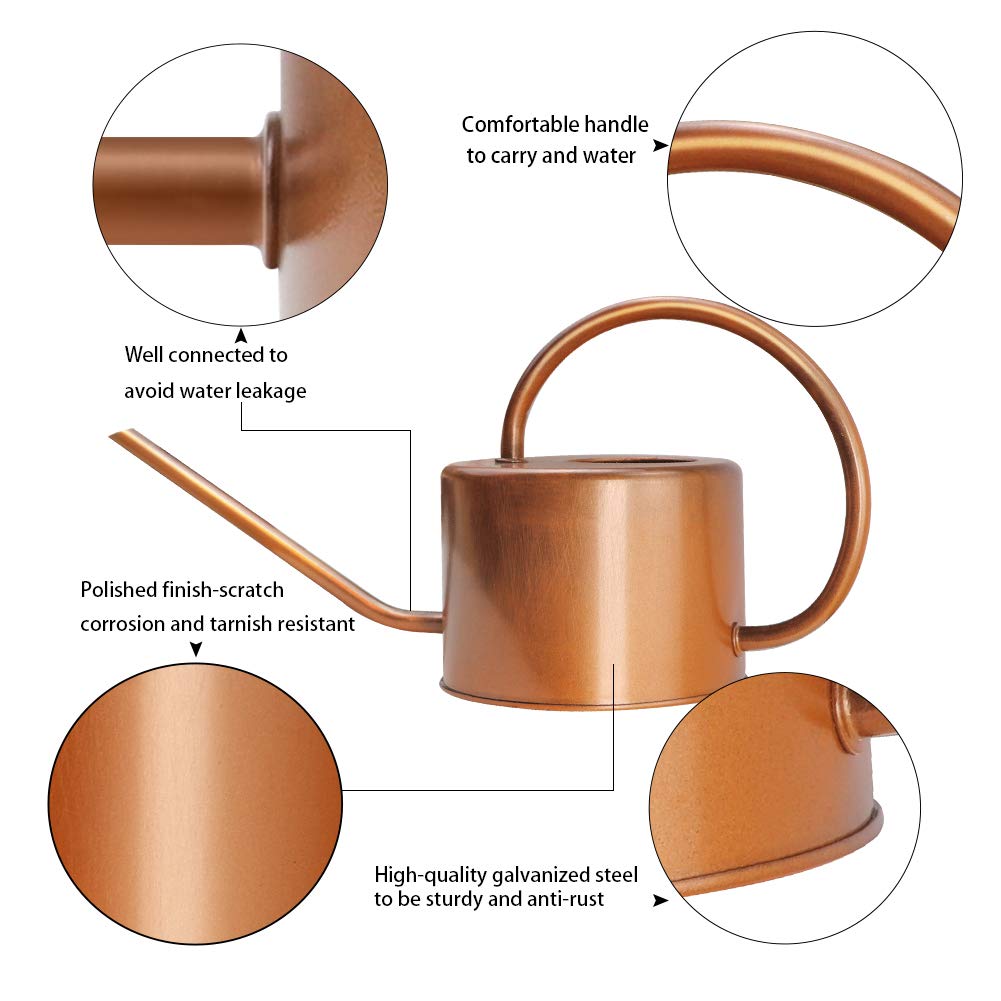 Megawodar gooseneck spout enables precise pouring for delicate pots.
