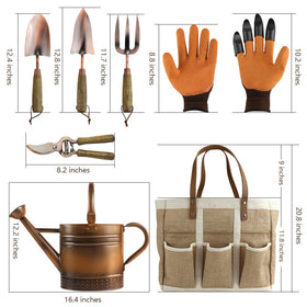 Megawodar garden tote organizer keeps tools neat and portable