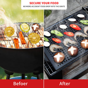 MEHE nonstick grill pan 14.6x11.4 inch ready for easy cleanup