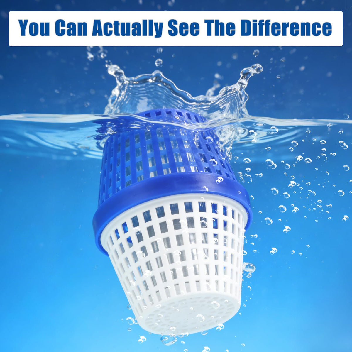 Meifrenship blue-white design complements pool equipment