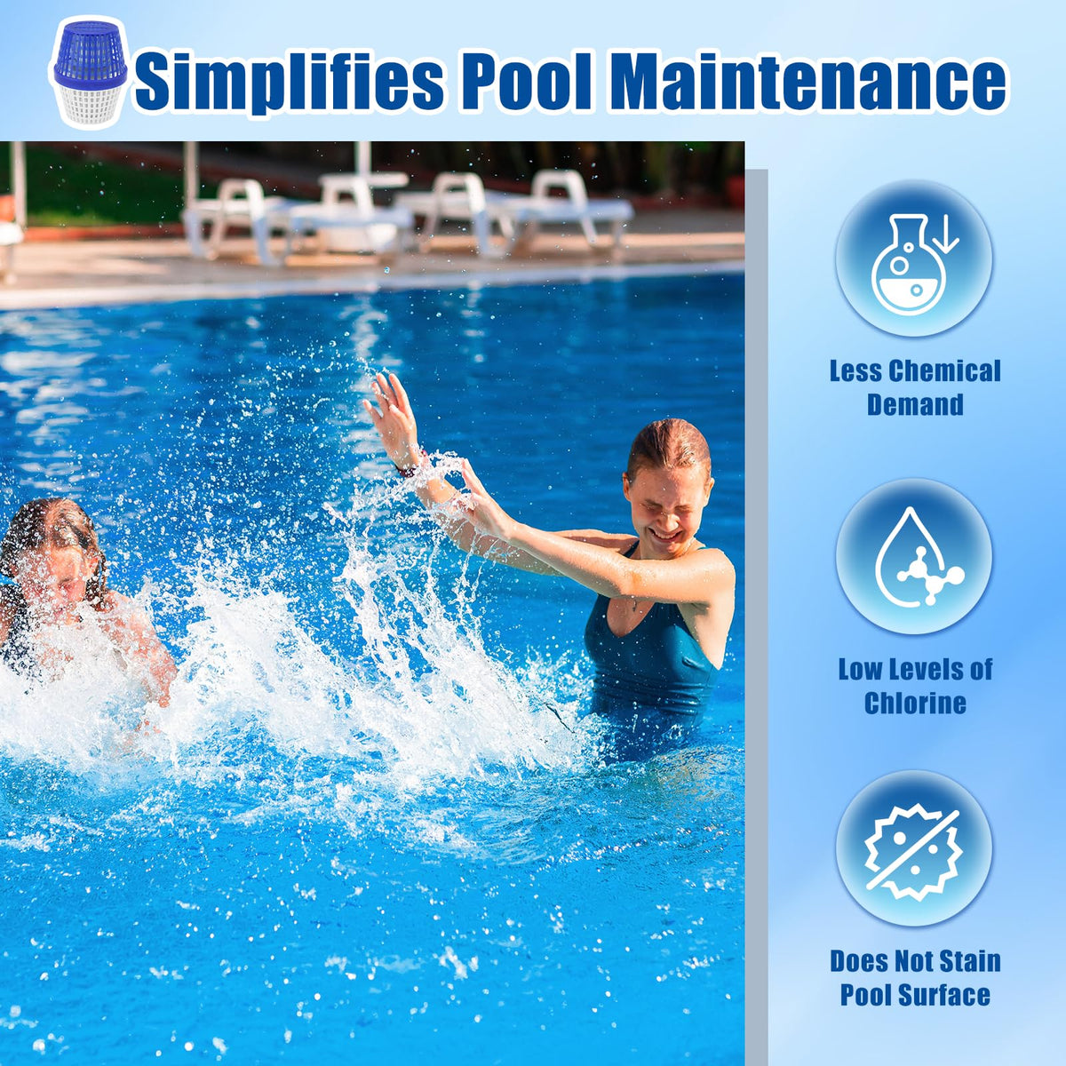 Meifrenship pool unit delivers crystal-clear water for refreshed swims