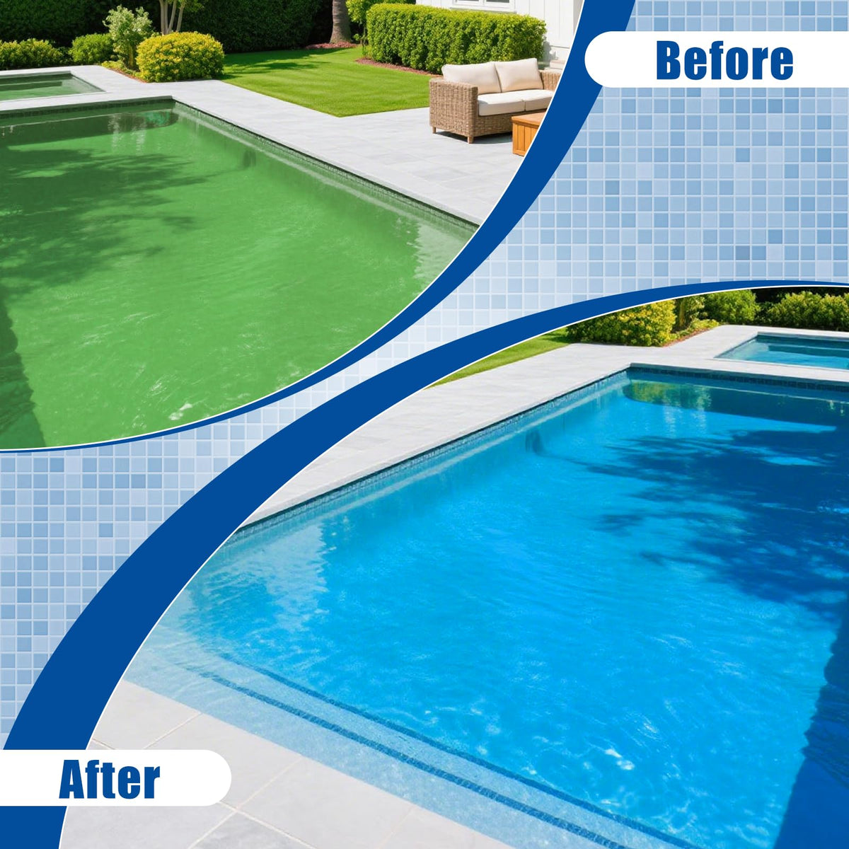 Meifrenship pool unit installed in pool for easy maintenance